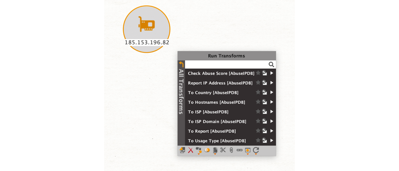 AbuseIPDB Transforms for IP address input